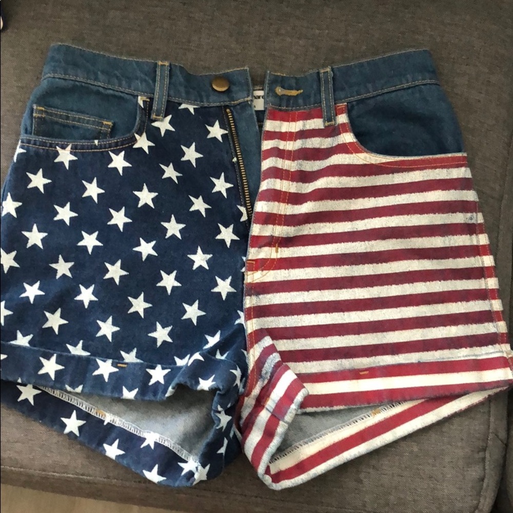 American Apparel high waisted shorts